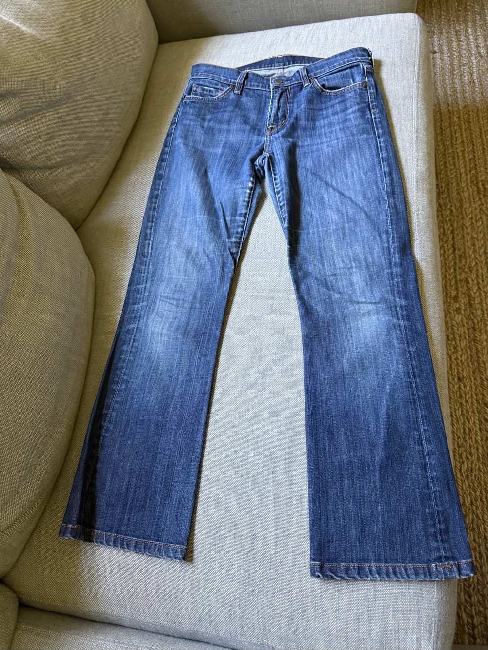 Citizens Of Humanity Indigo Blue Flare Jeans